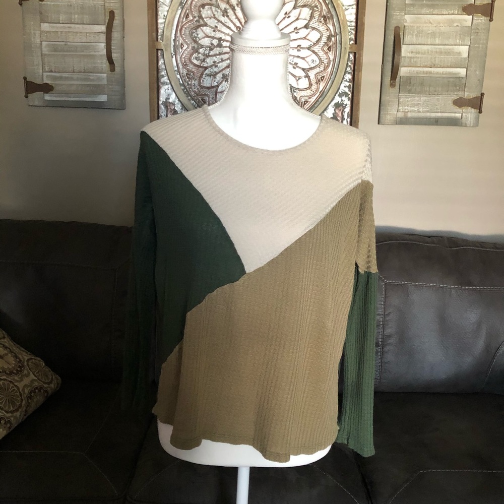 Waffle Knit Sweater